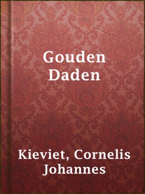 cover image of Gouden Daden